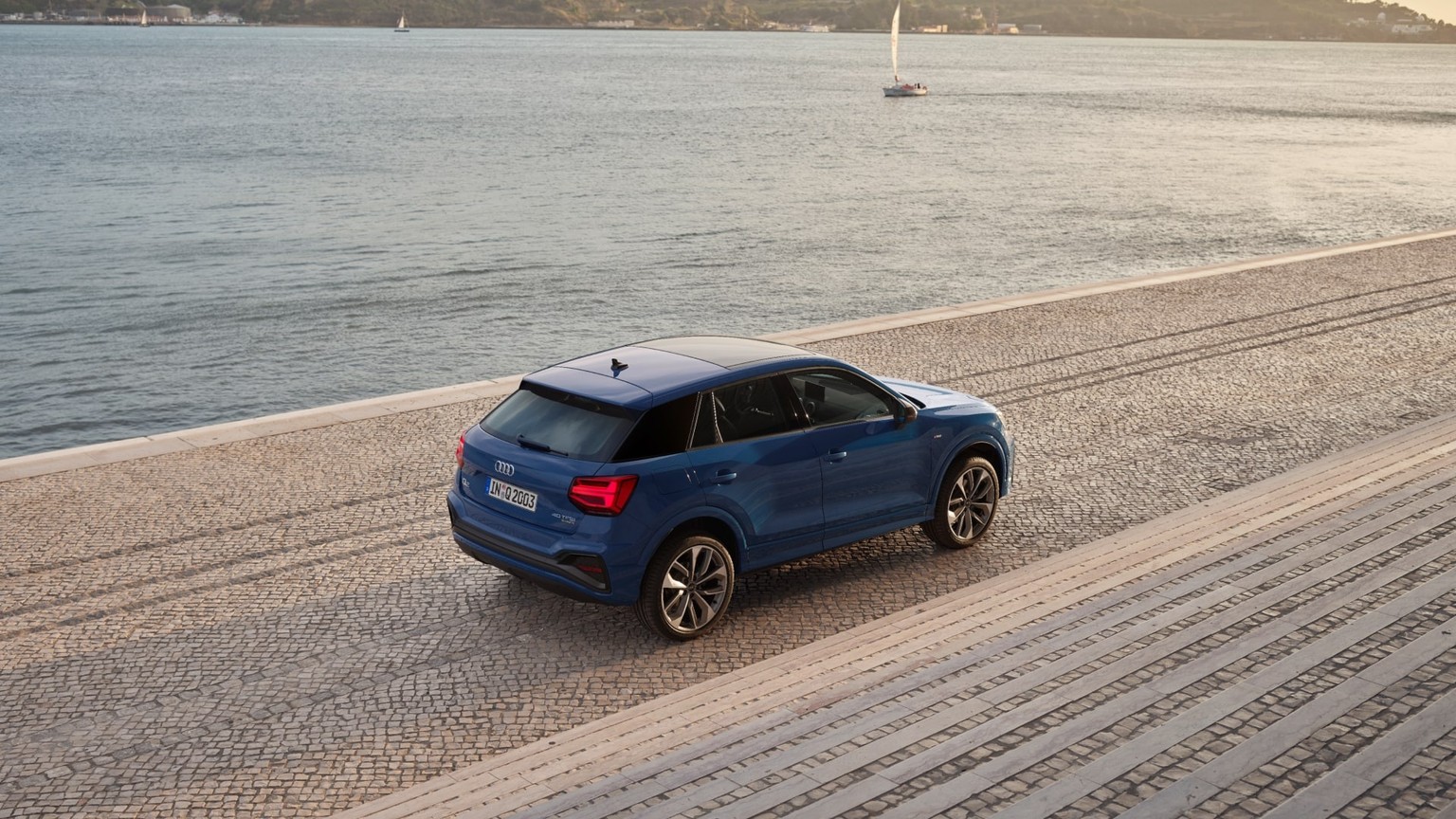 Top-side view of the Audi Q2